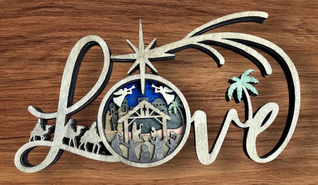 (image for) "Love" Nativity Word